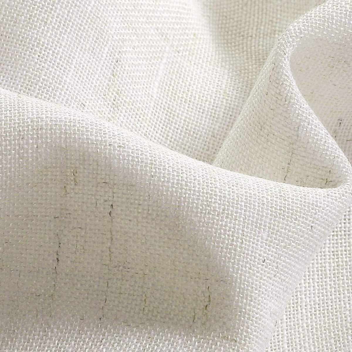 Smarcute Linen Blended Tab Top Curtain - 2X 132x213cm