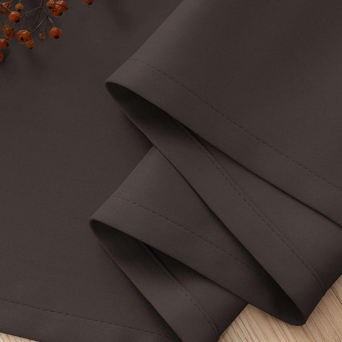 Smarcute Blockout Grommet Solid Curtain - 2X 132x160cm