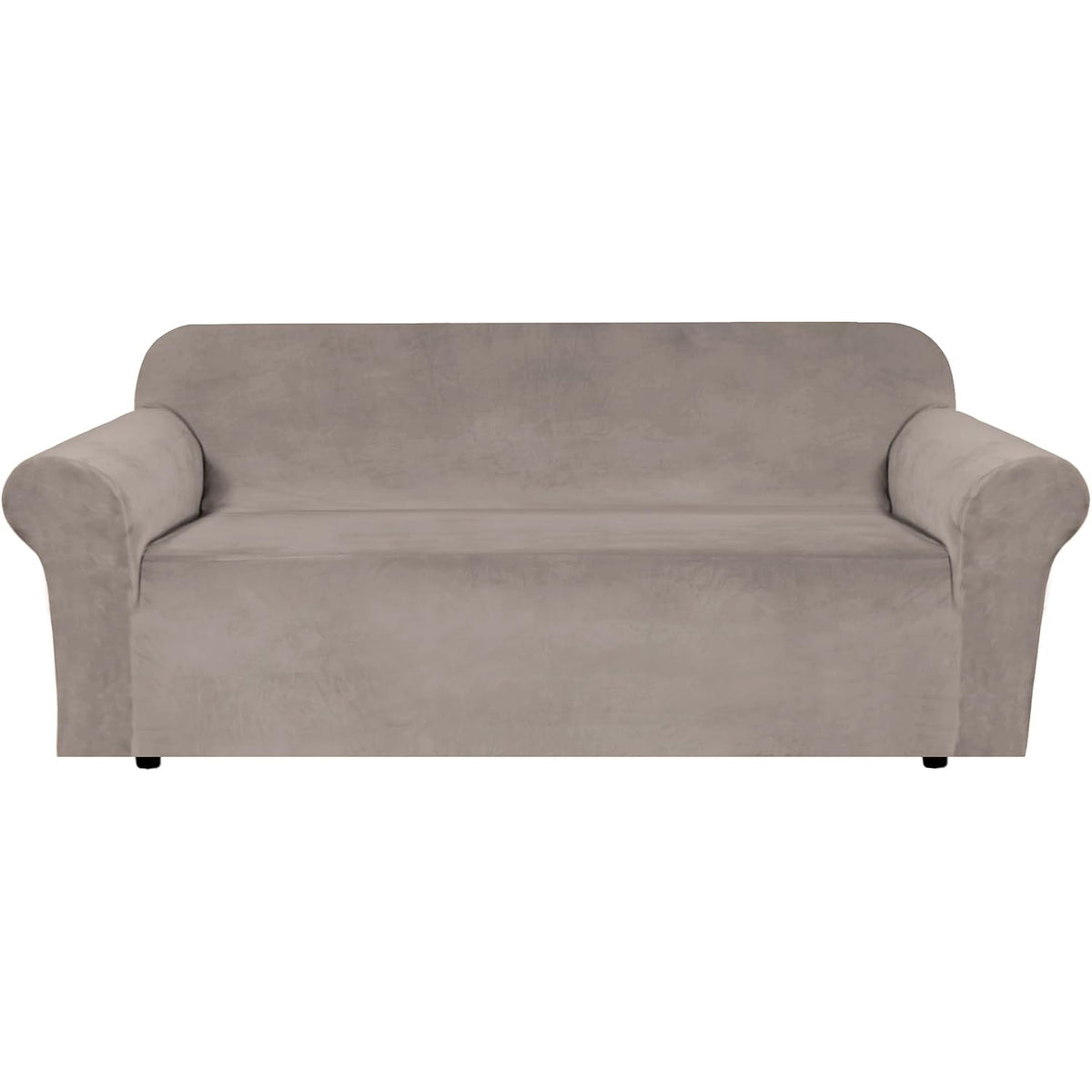 Smarcute 3 Seater Velvet Sofa Couch Cover Stretch Thick Plush Fabric