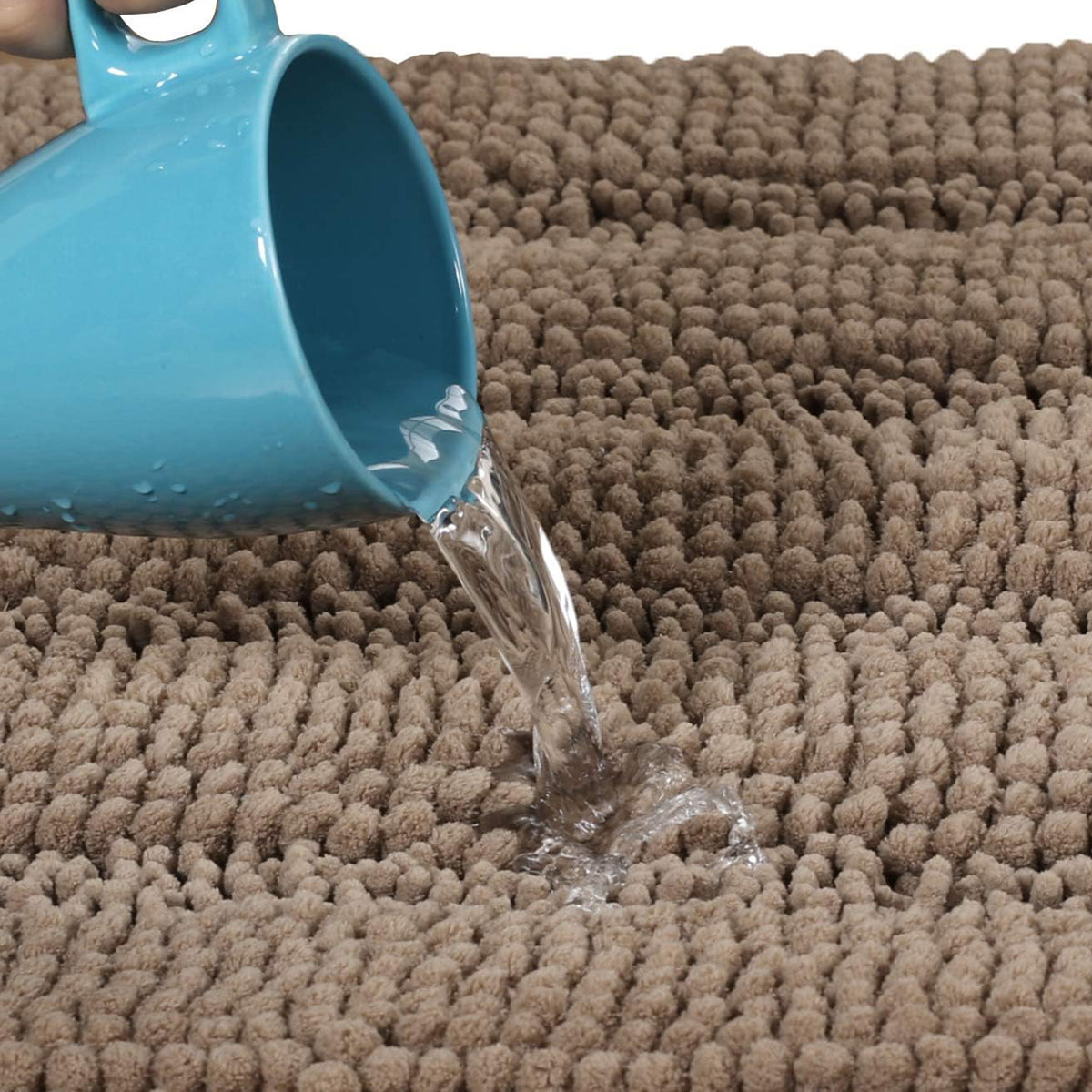 Smarcute Chenille Non-slip Bath Mat - 119x43cm