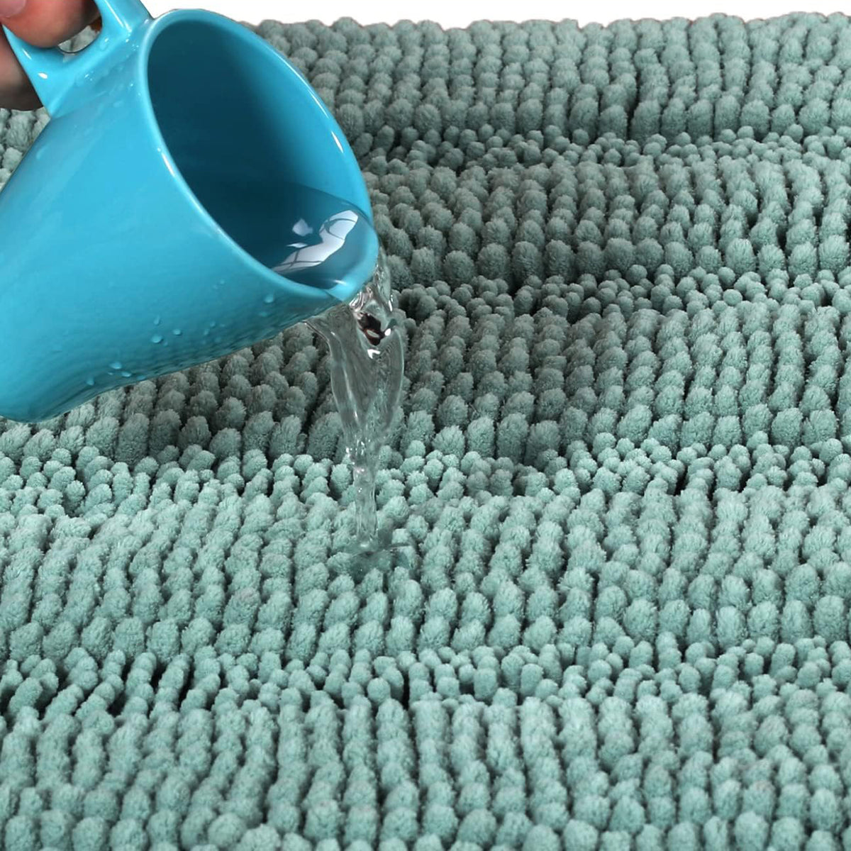 Smarcute Chenille Non-slip Bath Mat - 119x43cm