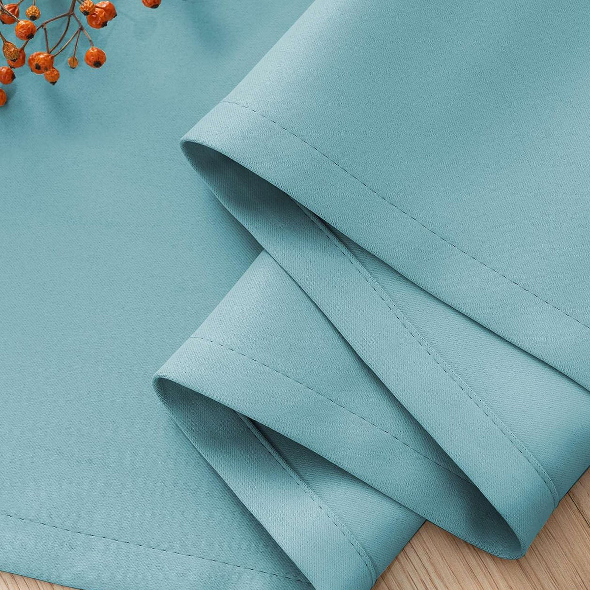 Smarcute Blockout Grommet Solid Curtain - 2X 132x213cm