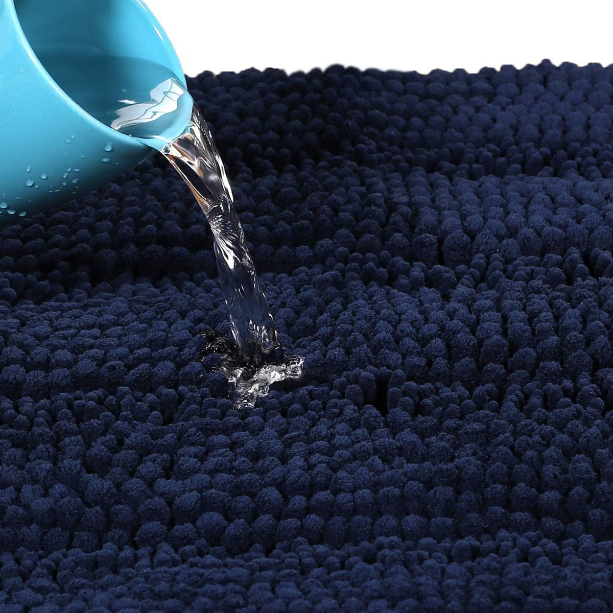Smarcute Chenille Non-slip Bath Mat - 50x50cm