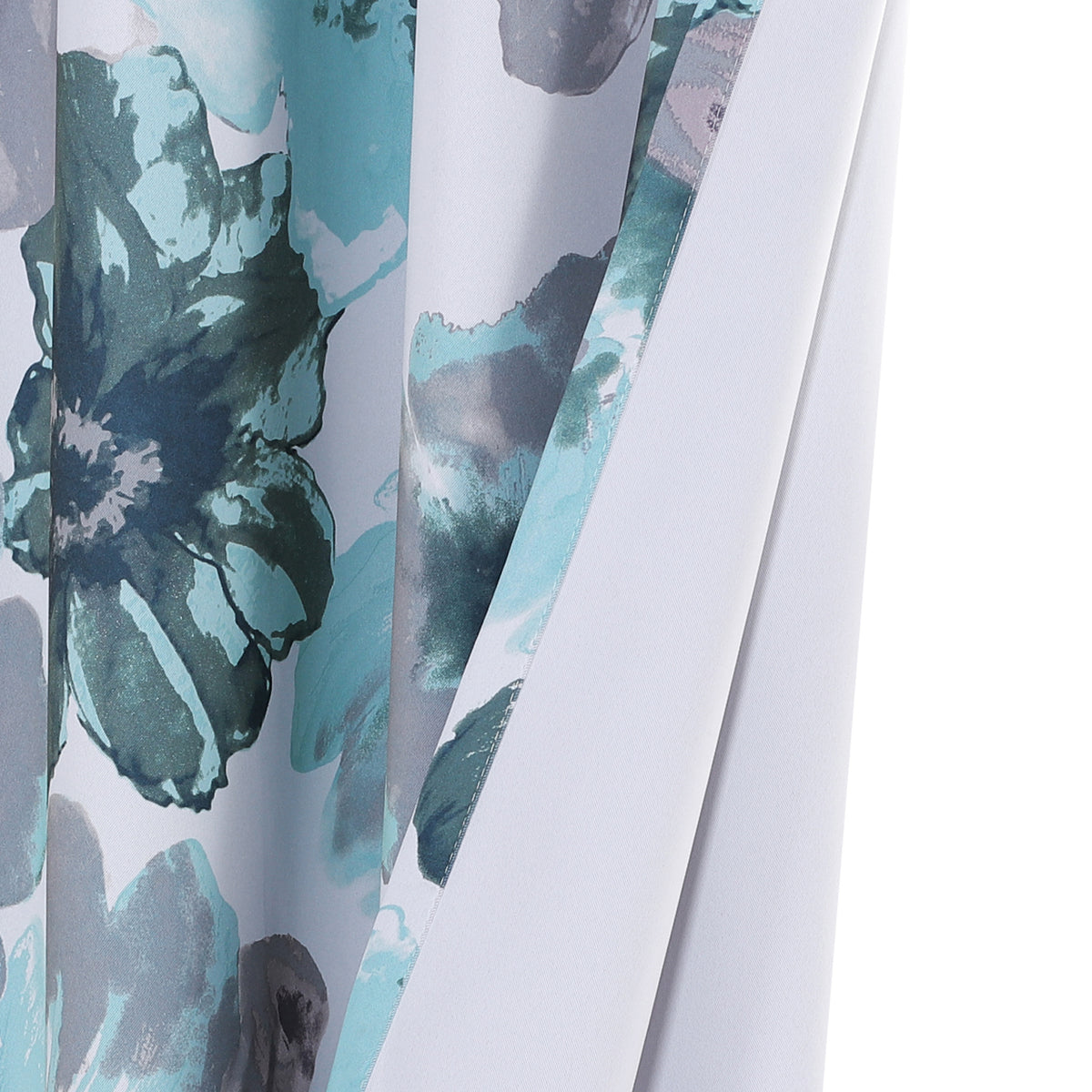 Smarcute Blockout Floral Printed Eyelet Curtain - 2X 132x243cm
