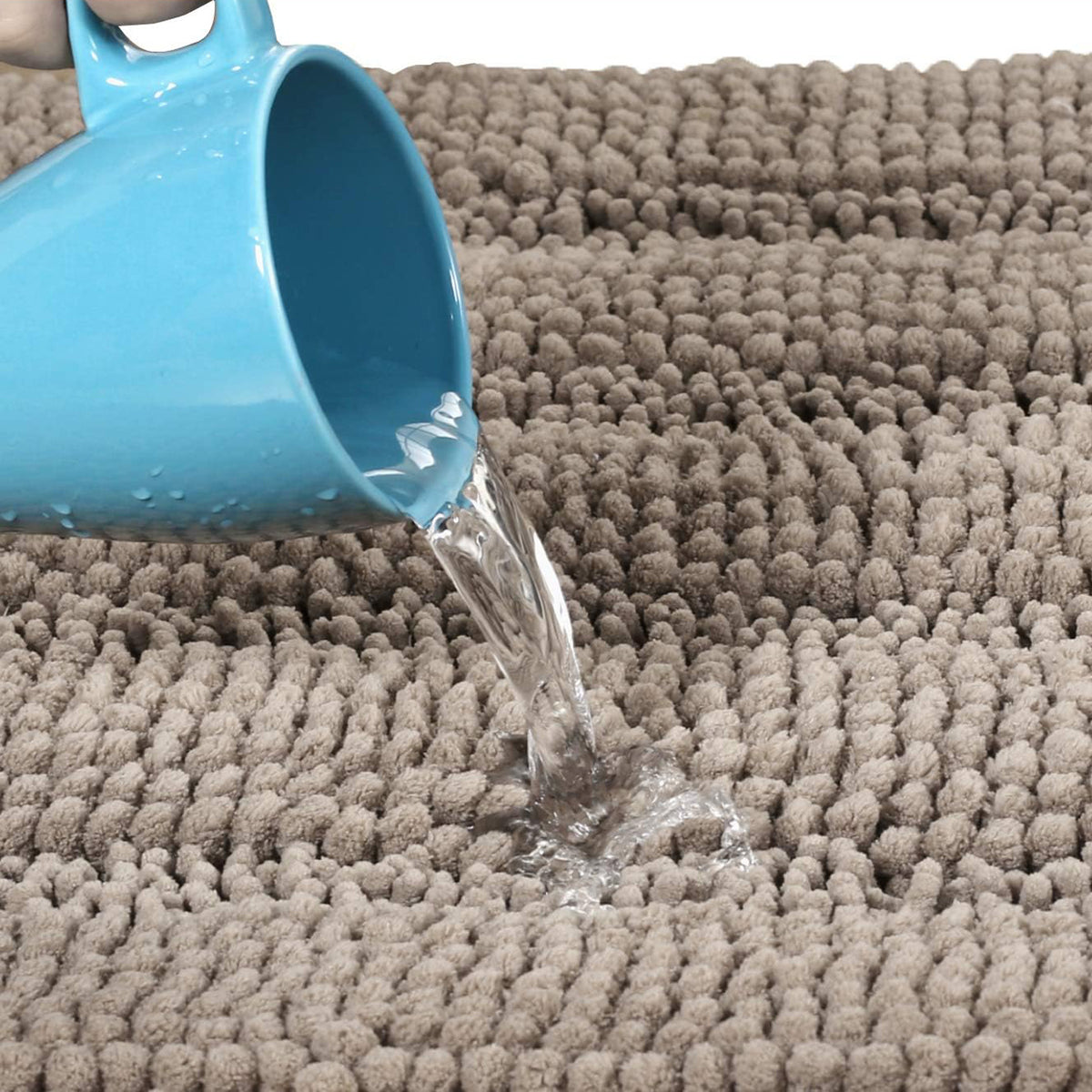 Smarcute Chenille Non-slip Bath Mat - 119x43cm