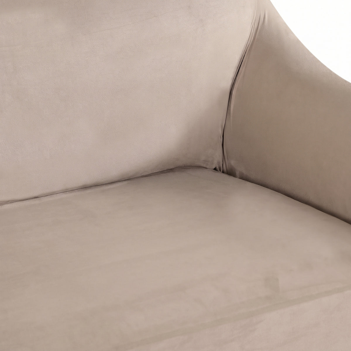Smarcute 1 Seater Stretch Suede Soft Luxurious Fabric Sofa Cover