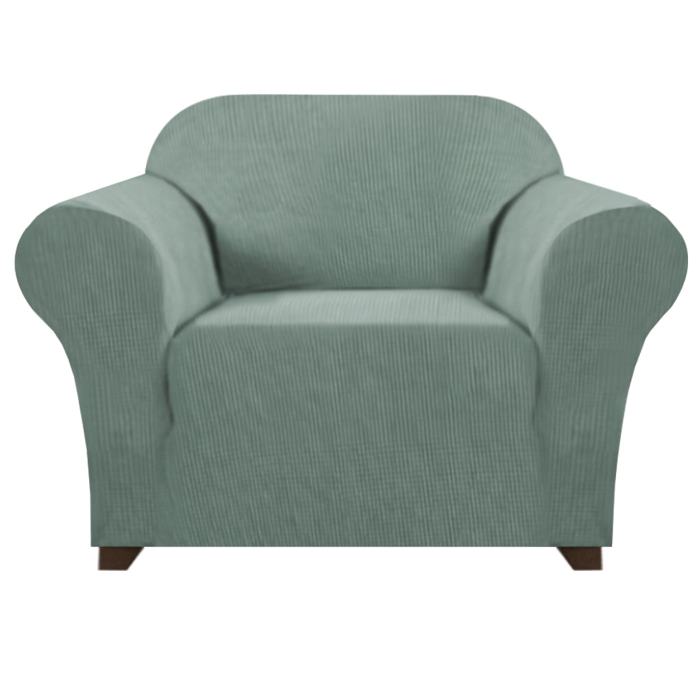 Smarcute 1 Seater High Stretch Jacquqard Textured Sofa Cover