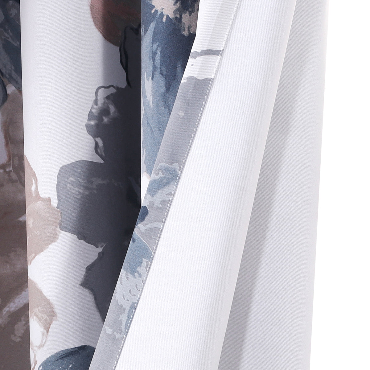 Smarcute Blockout Floral Printed Eyelet Curtain - 2X 132x160cm