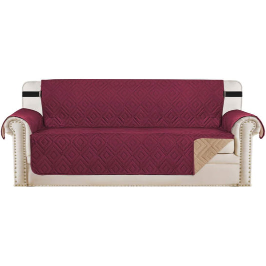 Smarcute 4 Seater Reversible Non-Slip Sofa Cushion with Straps