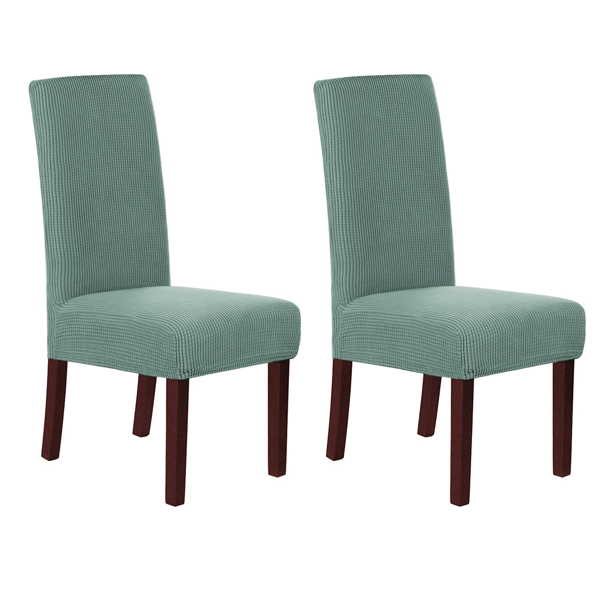 Smarcute Jacquard Stretch Removable Dining Chair Cover Set of 2