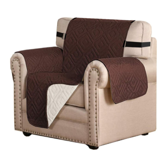 Smarcute 1 Seater Reversible Non Slip Sofa Cushion with Straps