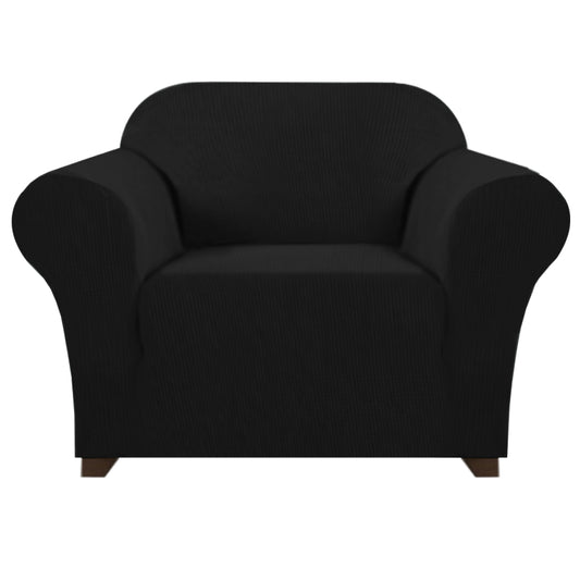 Smarcute 1 Seater High Stretch Jacquqard Textured Sofa Cover