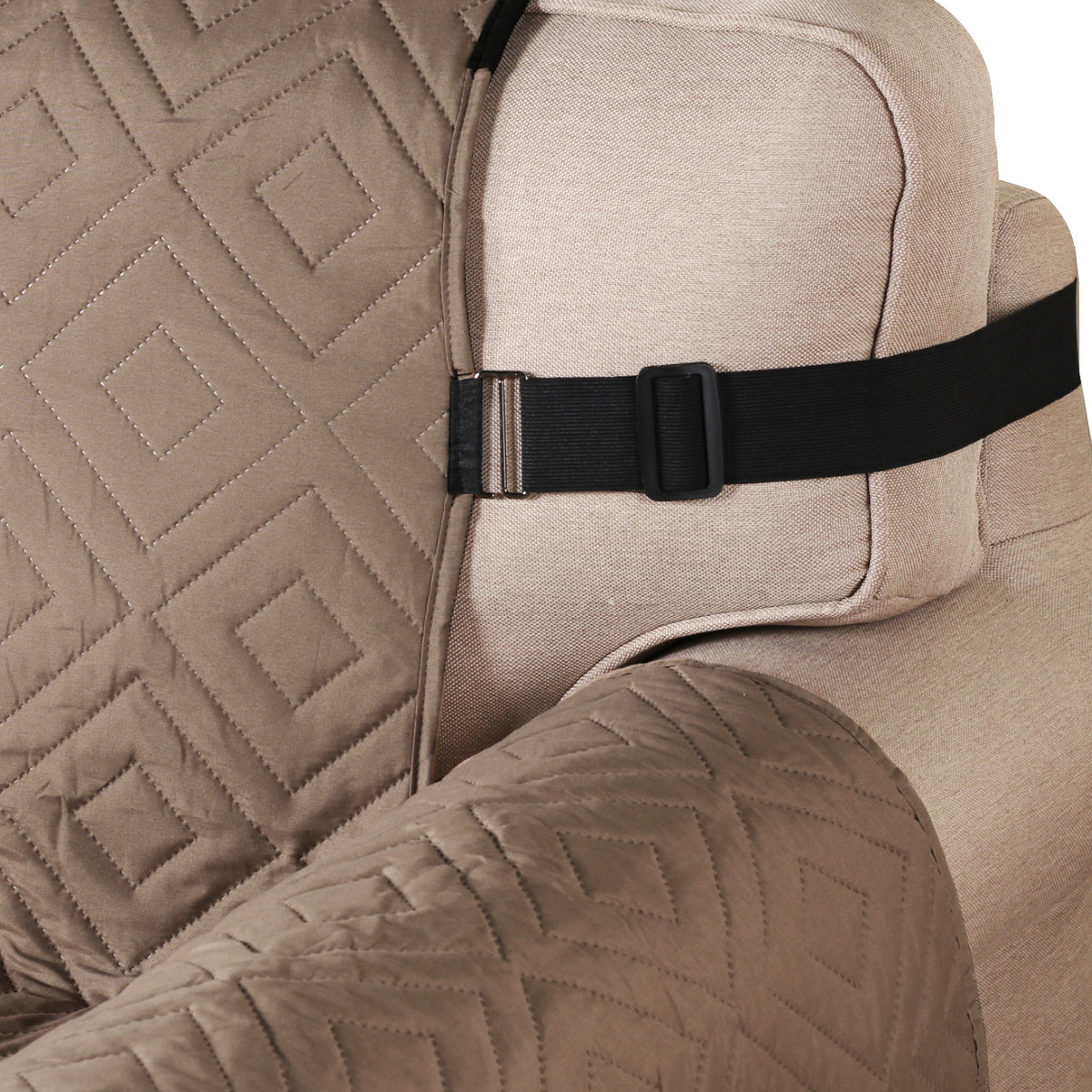 Smarcute 3 Seater Reversible Non-Slip Sofa Cushion with Straps