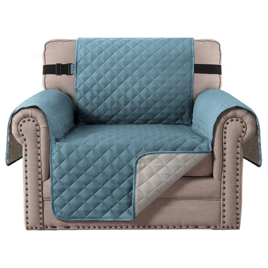 Smarcute 1 Seater Quilted Reversible Sofa Cushion with Straps