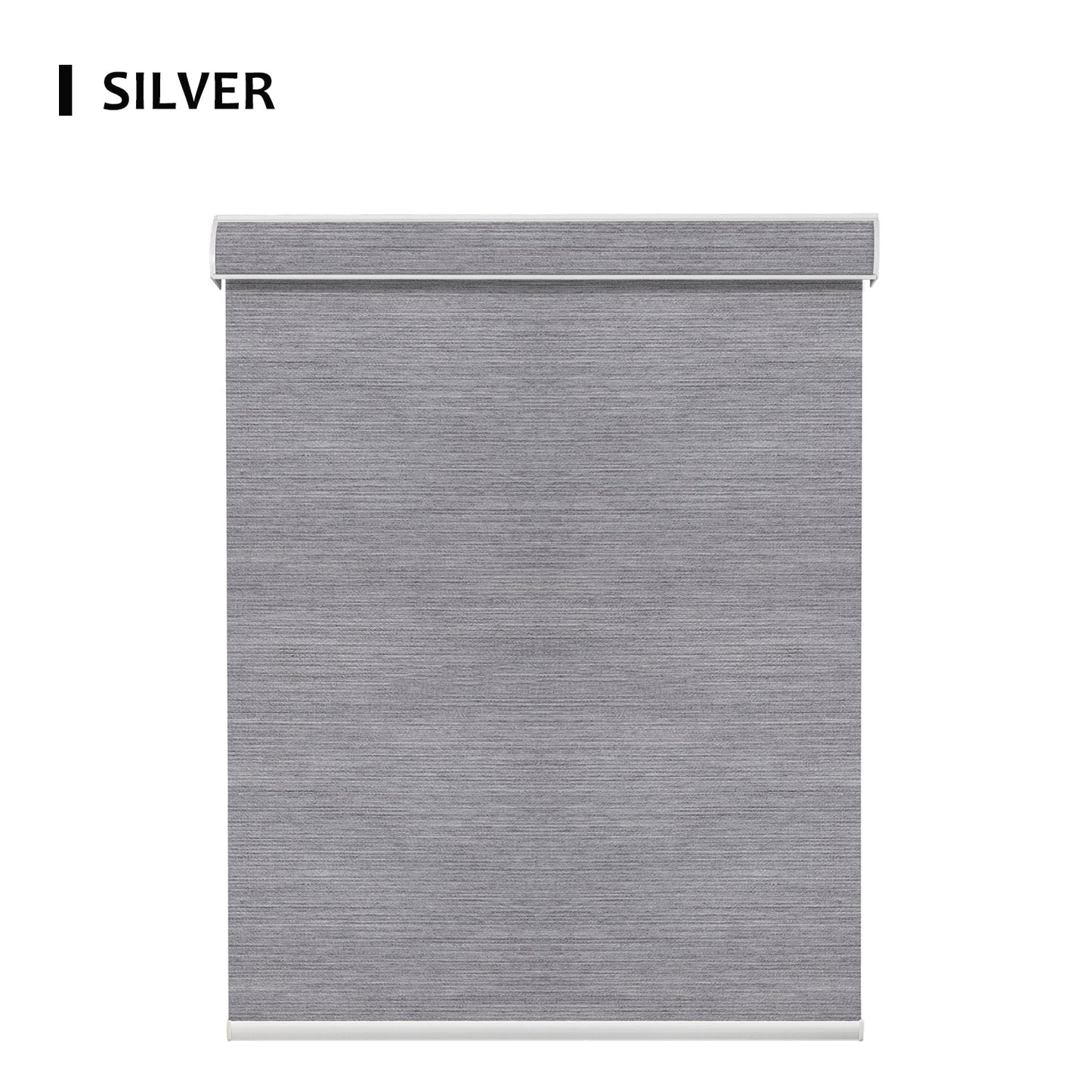 Motorized Light Filtering Roller Shades 50% Blackout PVC Free Sunscreen