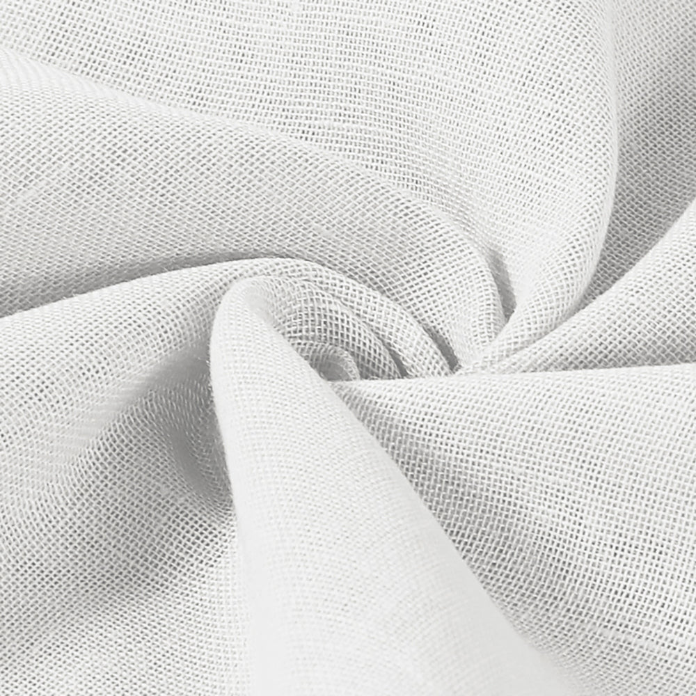 Smarcute Outdoor Linen Sheer Tab Top Curtain - 2X 132x213cm