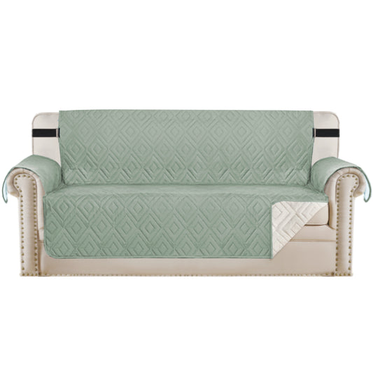 Smarcute 4 Seater Quilted Reversible Pet Friendly Sofa Cover with Straps