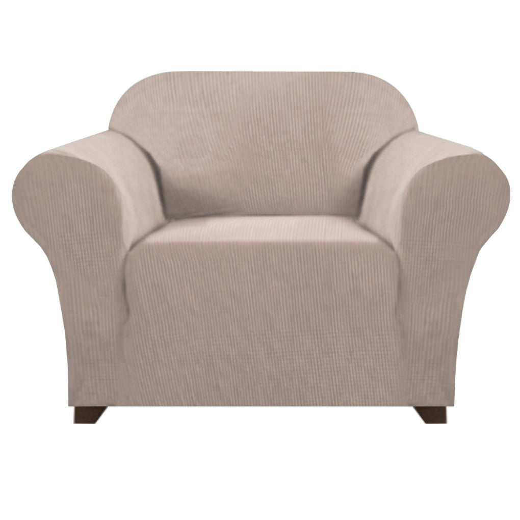 Smarcute 1 Seater High Stretch Jacquqard Textured Sofa Cover