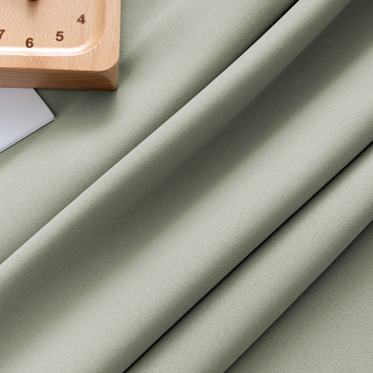 Smarcute Blockout Back Tab Solid Curtain - 2X 132x213cm