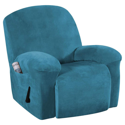 Smarcute Velvet Recliner Chair Cover Stretch Sofa Slipcover