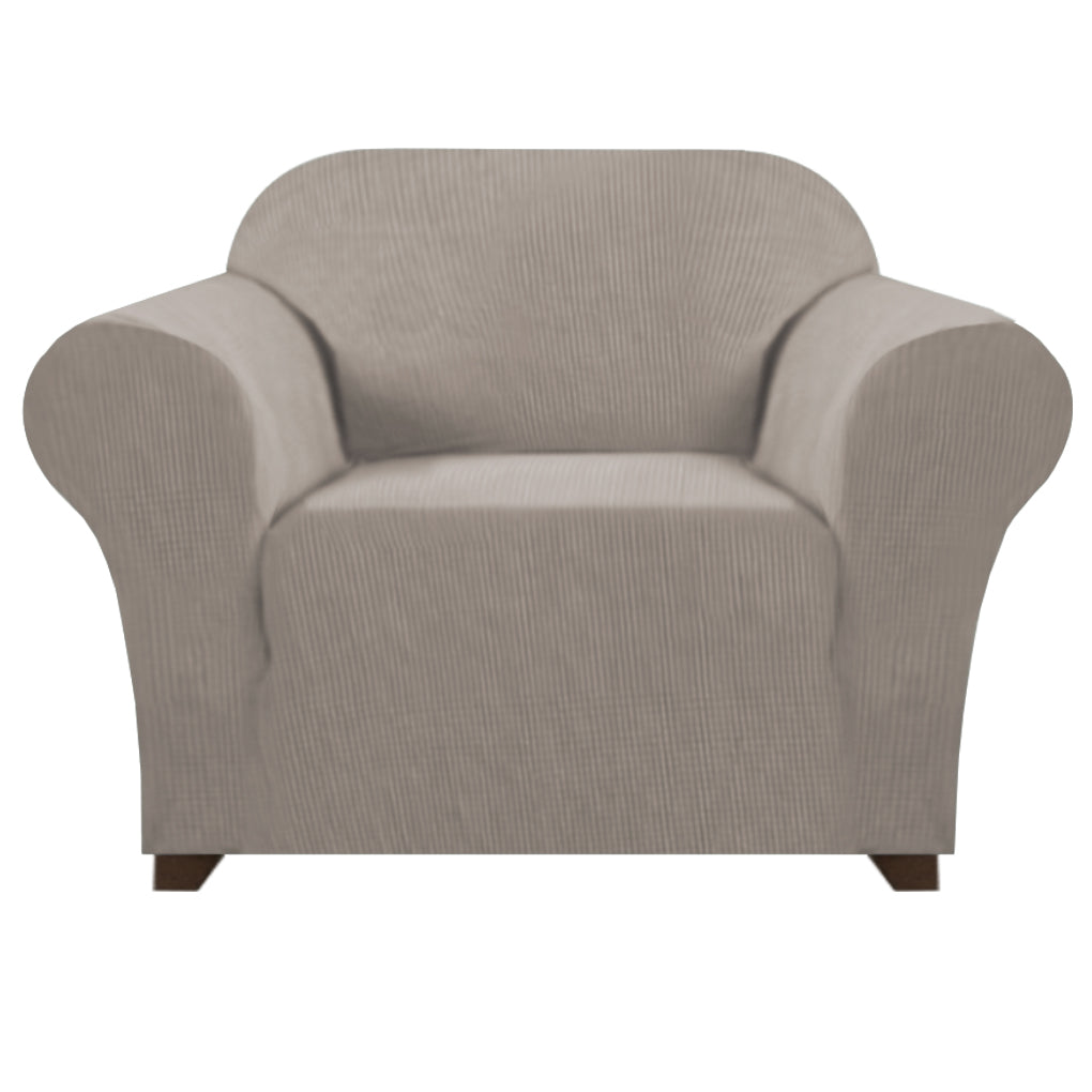 Smarcute 1 Seater High Stretch Jacquqard Textured Sofa Cover