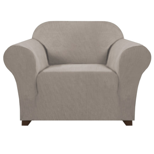 Smarcute 1 Seater High Stretch Jacquqard Textured Sofa Cover