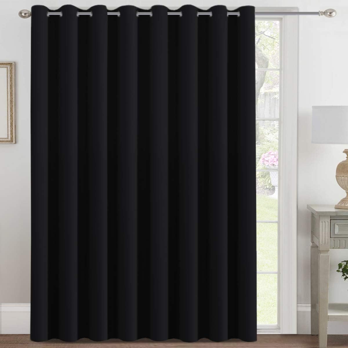 Smarcute Wide Blockout Grommet Solid Curtain - 254cm x 213cm