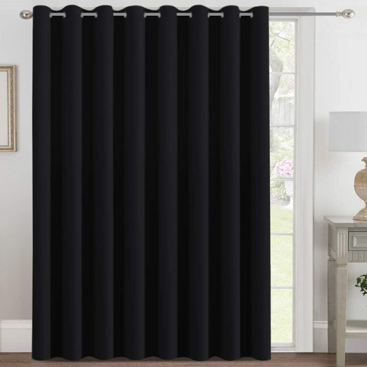 Smarcute Wide Blockout Grommet Solid Curtain - 254cm x 243cm