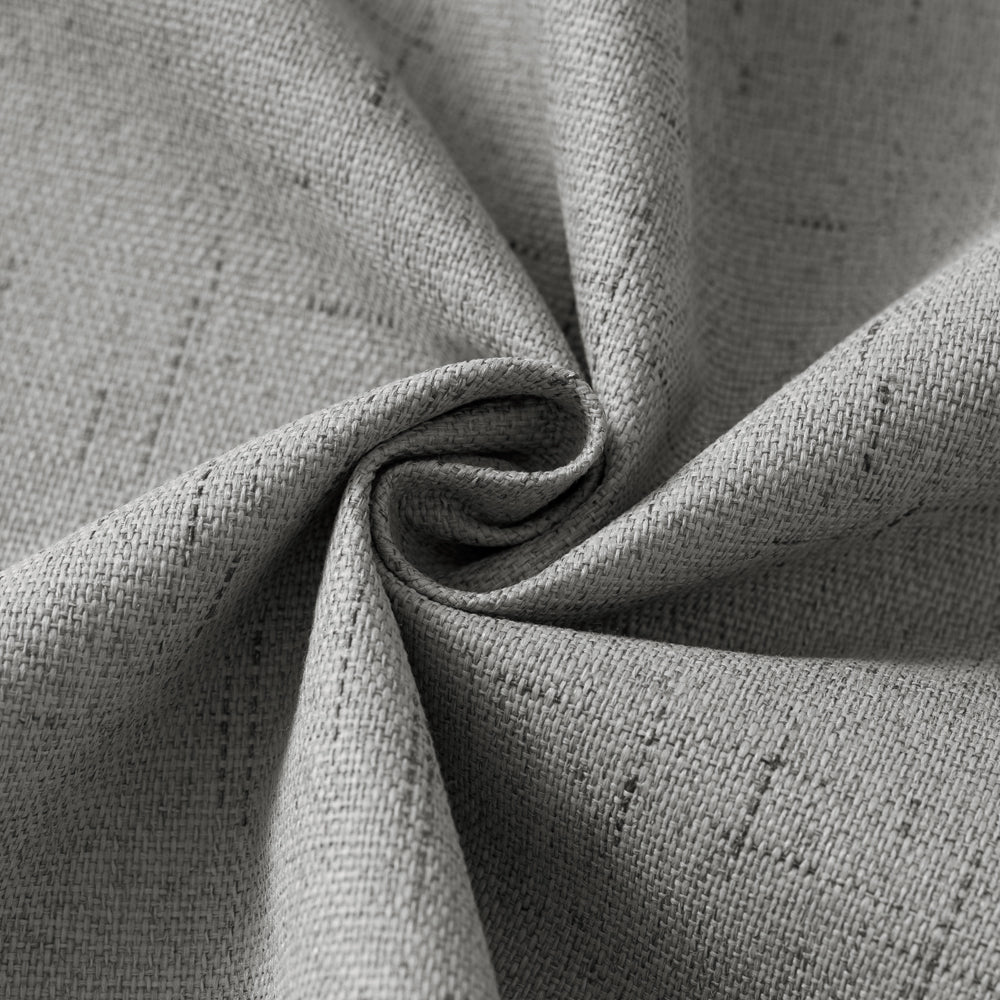 Smarcute Blockout Faux Linen Grommet Curtain - 2X 168x229cm