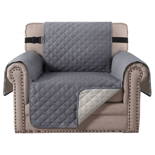 Smarcute 1 Seater Quilted Reversible Sofa Cushion with Straps