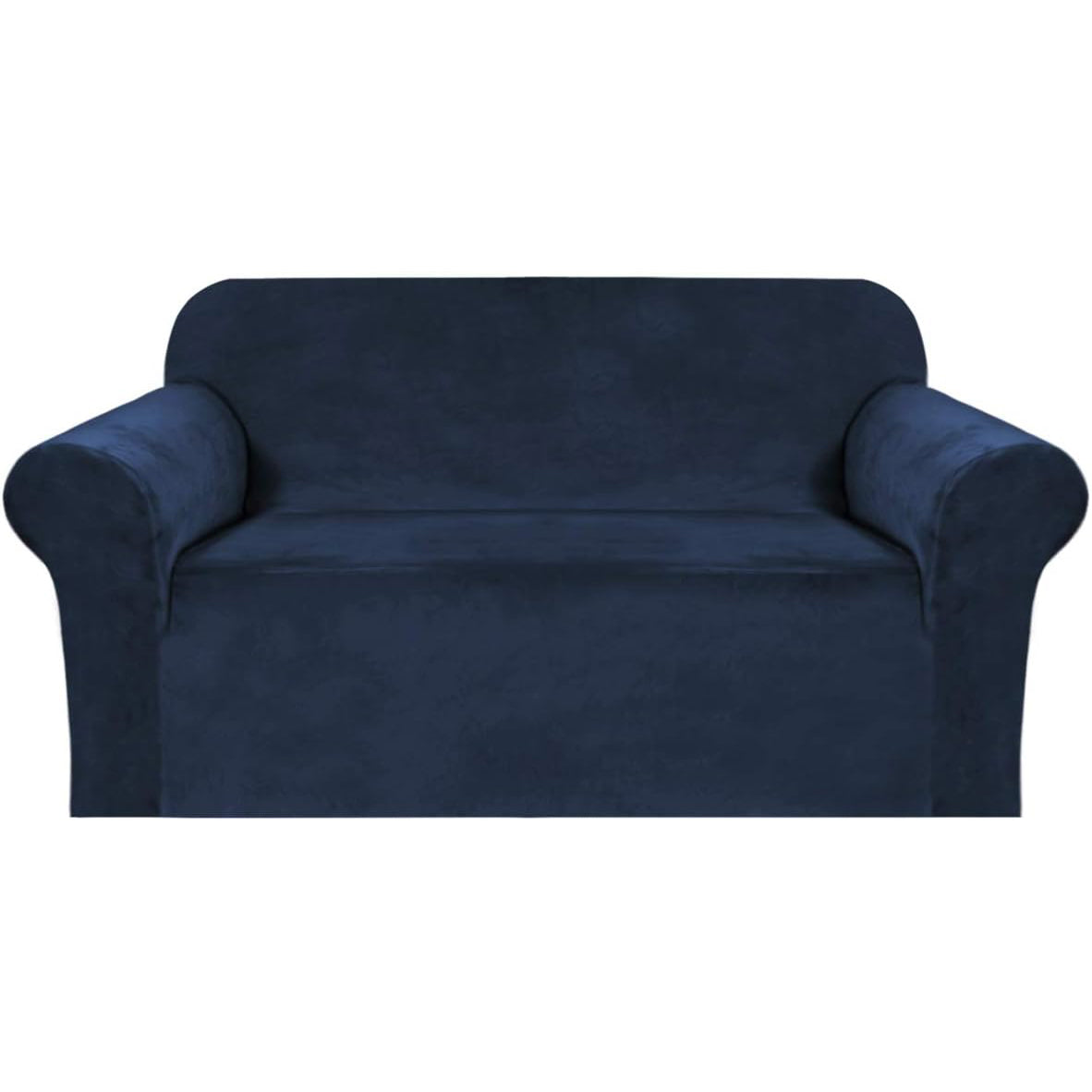 Smarcute 2 Seater Velvet Sofa Cover Stretch Thick Plush Fabric