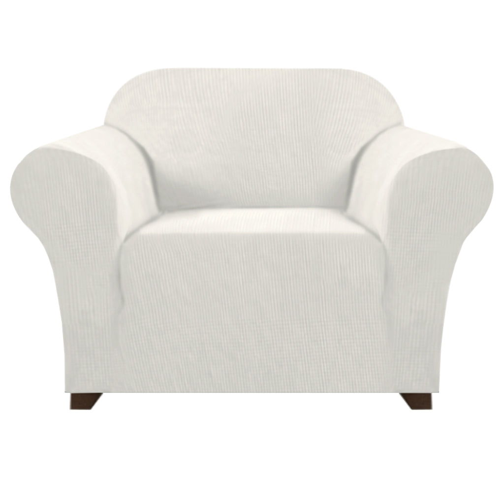 Smarcute 1 Seater High Stretch Jacquqard Textured Sofa Cover