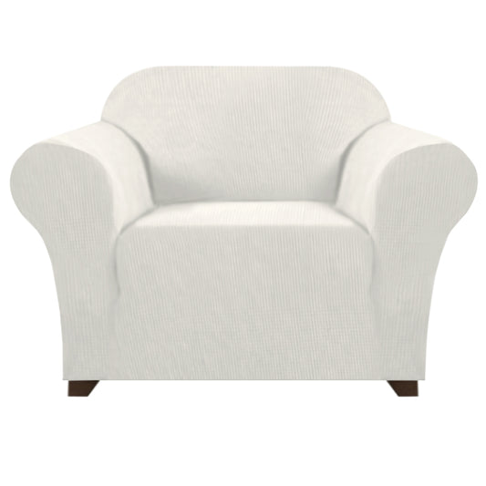 Smarcute 1 Seater High Stretch Jacquqard Textured Sofa Cover