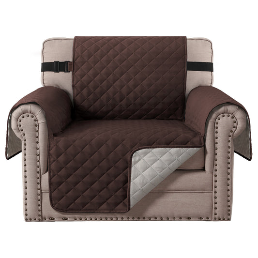 Smarcute 1 Seater Quilted Reversible Sofa Cushion with Straps