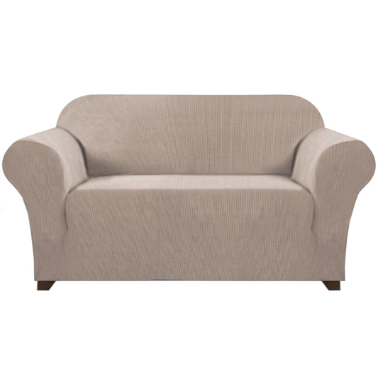 Smarcute 2 Seater High Stretch Jacquqard Textured Sofa Cover