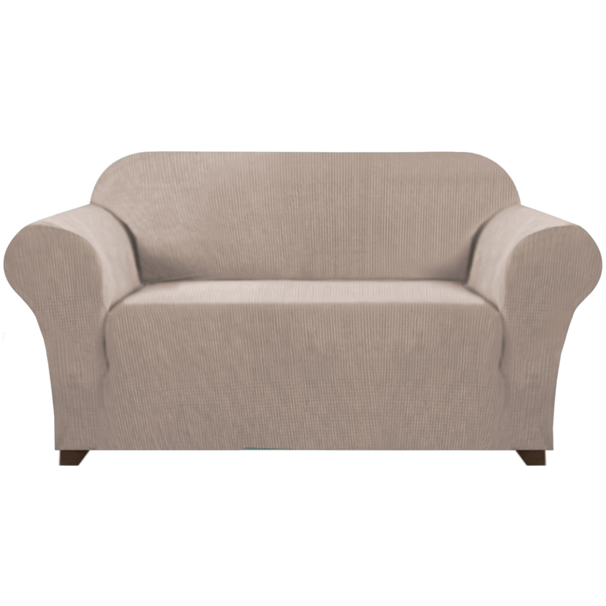 Smarcute 2 Seater High Stretch Jacquqard Textured Sofa Cover