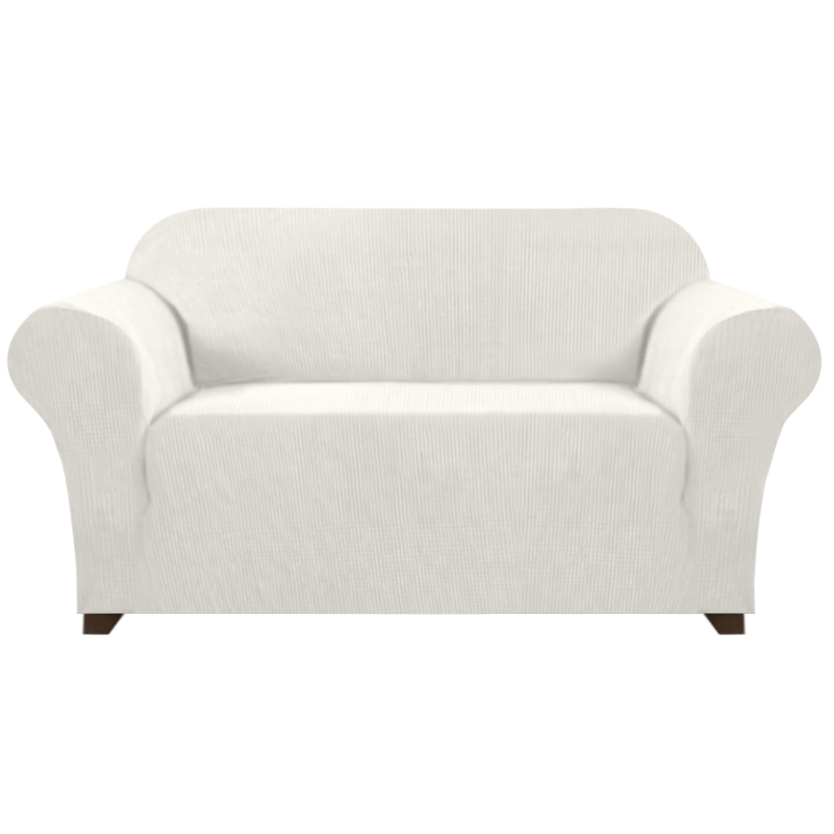 Smarcute 2 Seater High Stretch Jacquqard Textured Sofa Cover