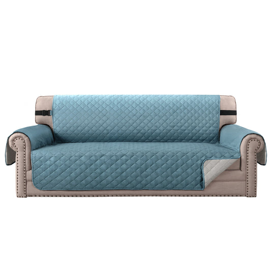 Smarcute 4 Seater Quilted Reversible Sofa Cushion with Straps