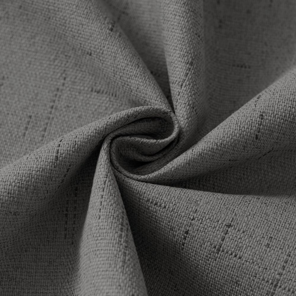 Smarcute Blockout Faux Linen Grommet Curtain - 2X 168x229cm