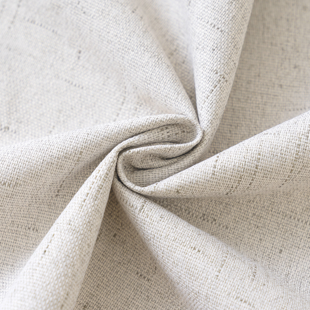 Smarcute Blockout Faux Linen Grommet Curtain - 2X 168x229cm