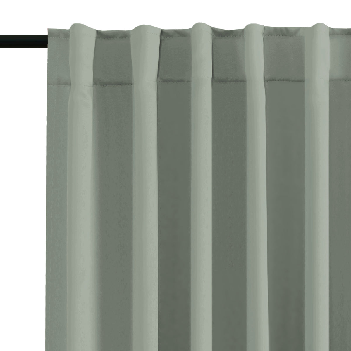 Smarcute Blockout Back Tab Solid Curtain - 2X 132x213cm
