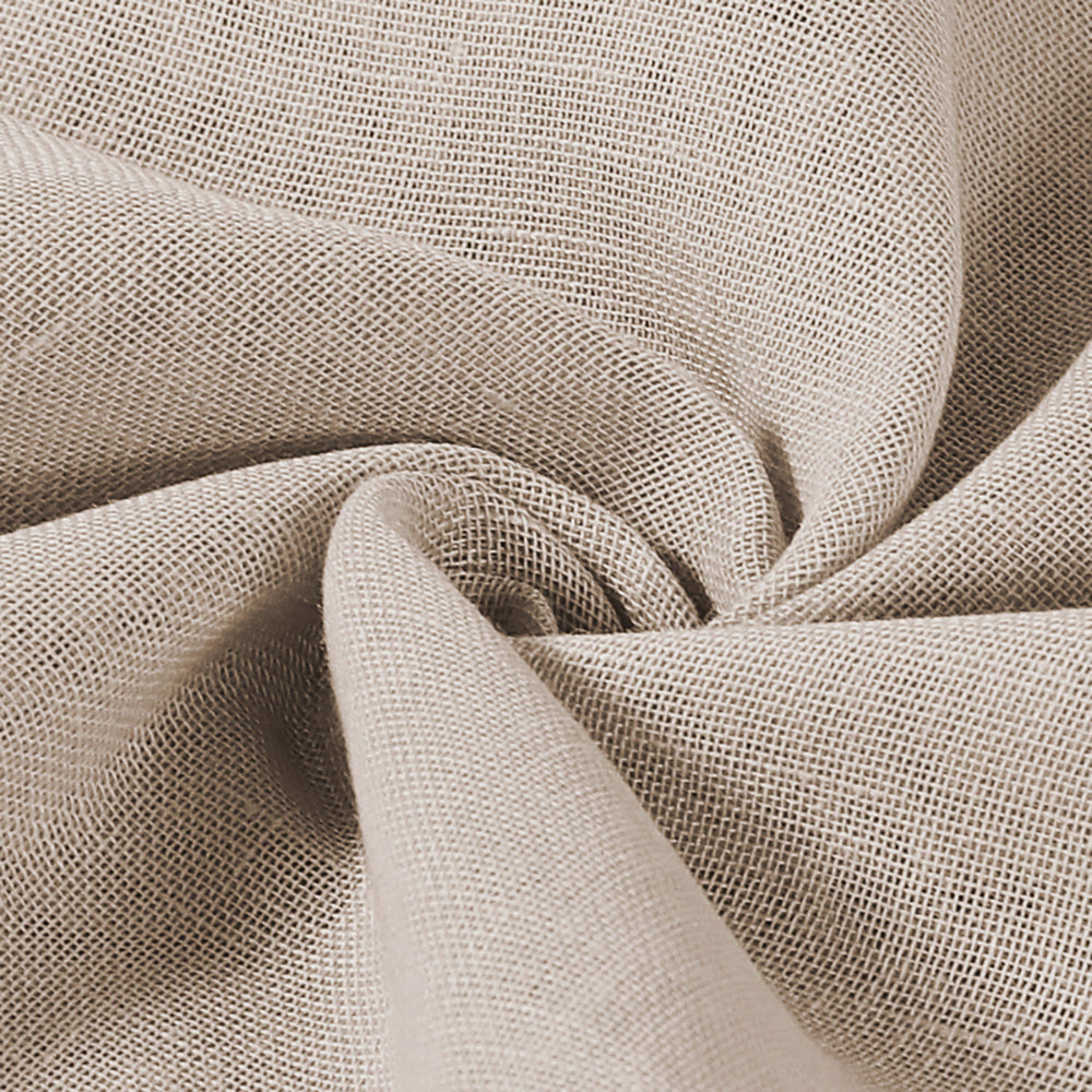 Smarcute Outdoor Linen Sheer Tab Top Curtain - 2X 132x213cm