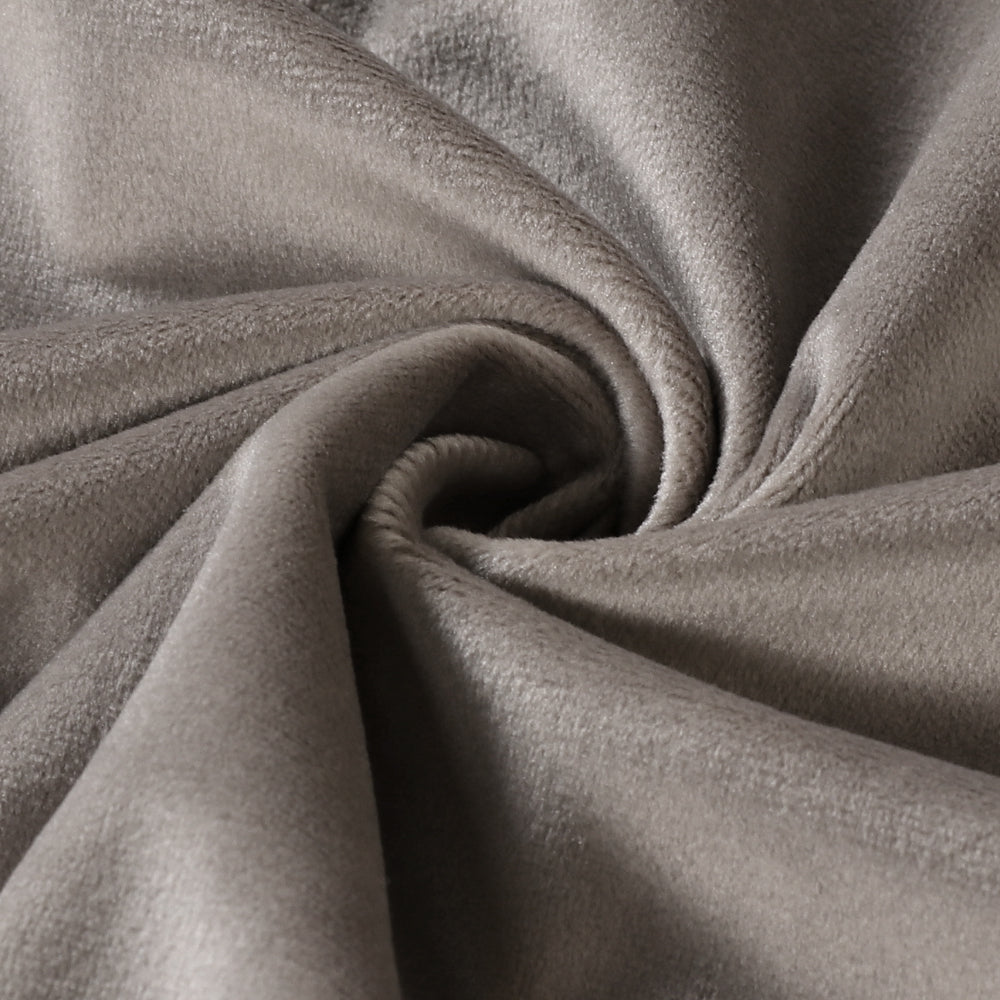 Smarcute Velvet Room Darkening Grommet Curtain - 2X 132x213cm