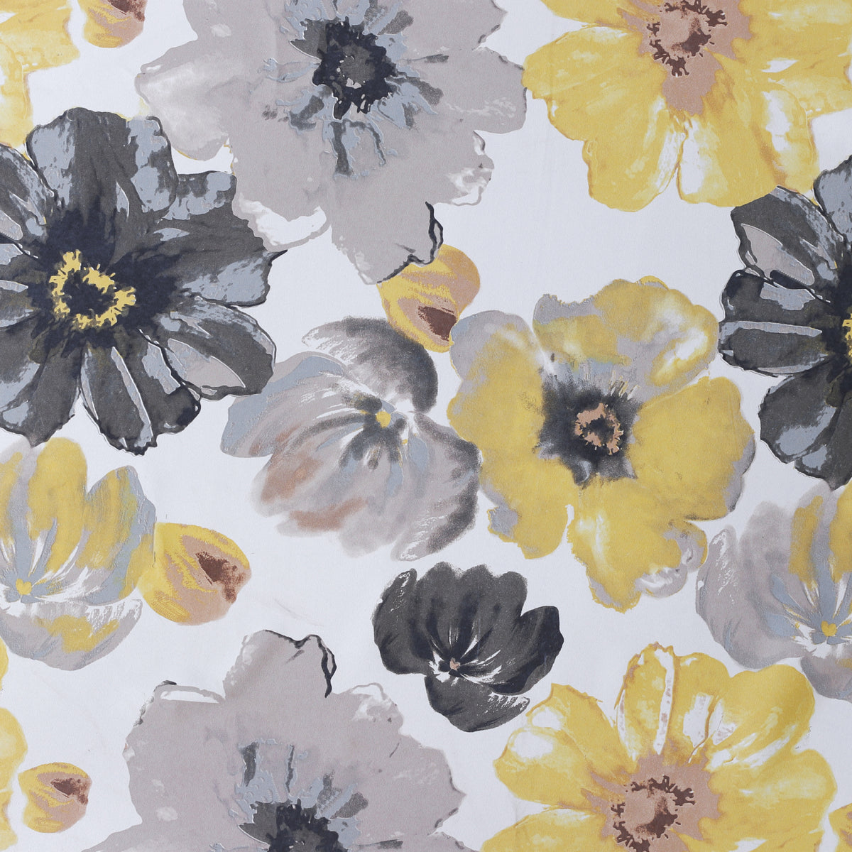 Smarcute Blockout Floral Printed Eyelet Curtain - 2X 132x243cm