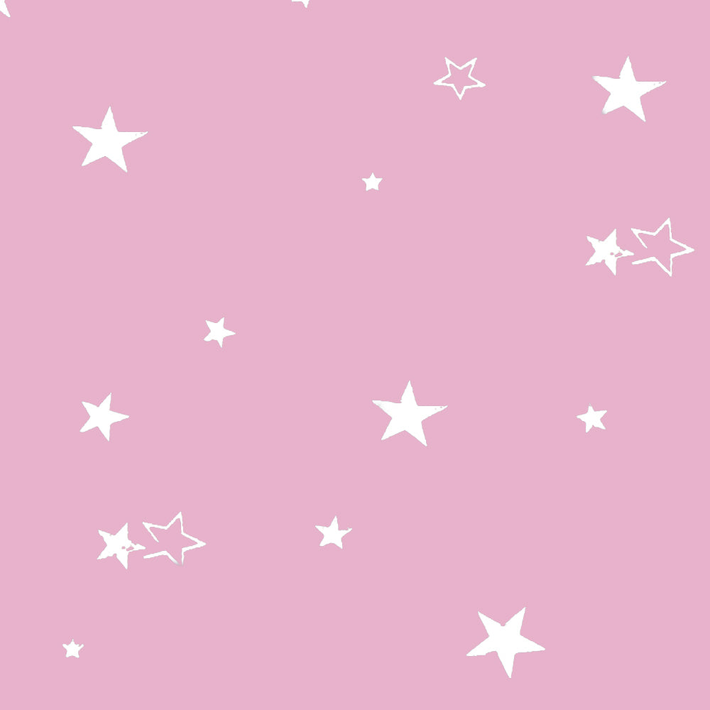 Smarcute Blockout Twinkle Star Printed Grommet Curtain - 2X 132x213cm
