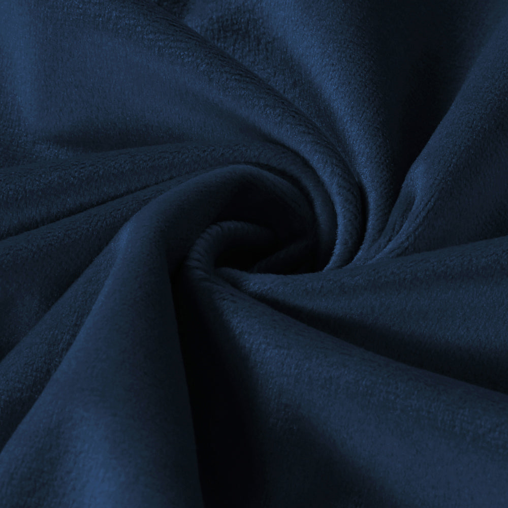 Smarcute Velvet Room Darkening Grommet Curtain - 2X 132x160cm