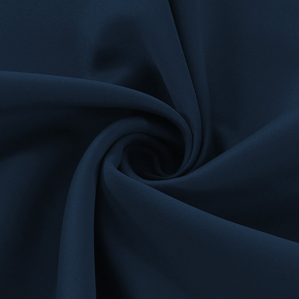 Smarcute Blockout Grommet Curtain with Black Liner Backing - 2X 132x213cm