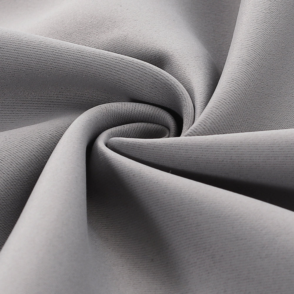 Smarcute Outdoor Patio Waterproof Grommet Curtain - 2X 132x241cm